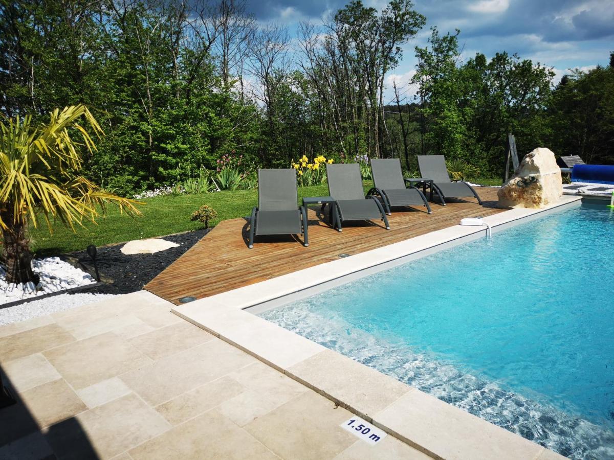 "Notre Bastide" Maison Et Table D'Hotes Traditionnelle Et Vegetarienne, Piscine, Jacuzzi, Clim, , A 5 Mn De Sarlat Marcillac-Saint-Quentin מראה חיצוני תמונה